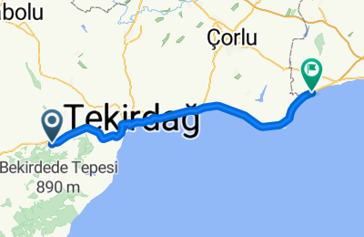 Route in der Bikemap App öffnen