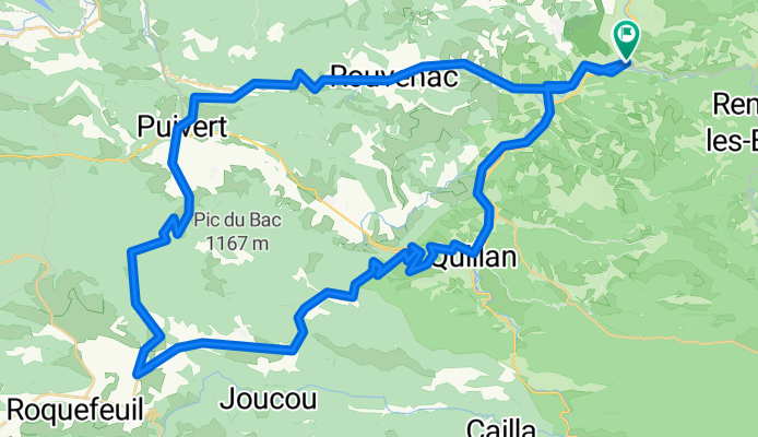 2013 Ride Day 13 - Couiza Circle throu Puivert and Quillan