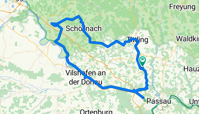 Ruderting-Schalding-Hengersberg-Tittling-Ruderting