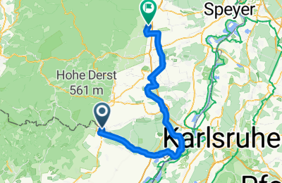 Route in der Bikemap App öffnen
