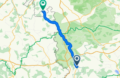 Route in der Bikemap App öffnen
