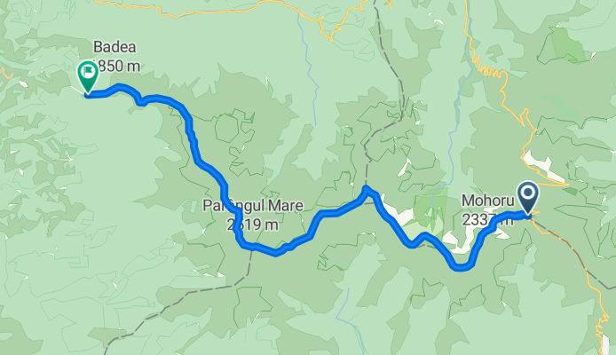 Traseu de creasta Parang