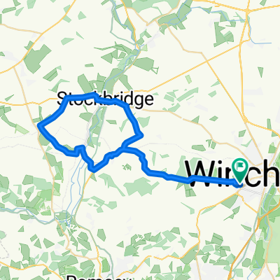Stockbridge-Broughton-Houghton-Kings Somborne-Winchester