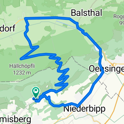 Wolfisberg-Balsthal-Niederbipp-Wolfisberg