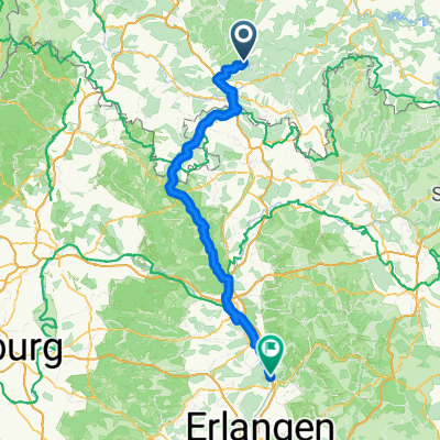 Heimfahrt von Fehrenbach/Masserberg nach forchheim