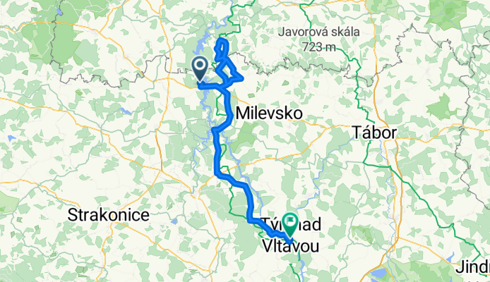 PRAHA - WIEN 2014 : 03 ORLIK nad VLTAVOU - TYN nad VLTAVOU