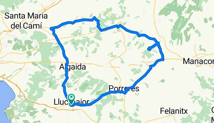 LLUCMAJOR-PORRERES-VILAFRANCA-PETRA-SINEU-COSTITX-SENCELLES (BERENAR BAR BASSIOT POLIDEPORTIU) STA EUGENIA-ALGAIDA-CAMI VELL DE ALGAIDA- LLUCMAJOR