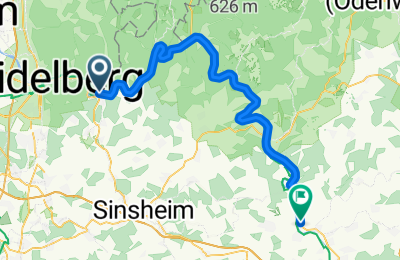 Route in der Bikemap App öffnen