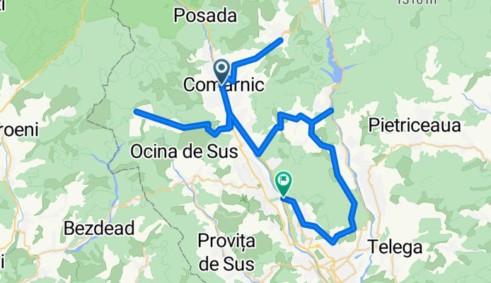 Traseul celor 5 catarari...