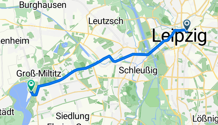 Leipzig HBF zu Kulkwitzer See