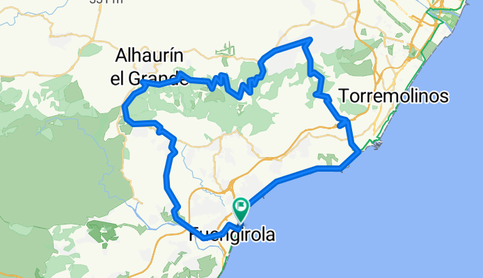 Fuengirola - Sierra de Mijas - Alhaurín de la Torre - Benalmádena - Fuengirola