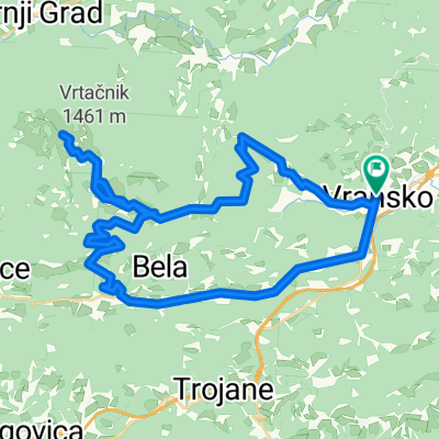 Vransko-Špitalič-Menina Planina-Lipa-Vransko