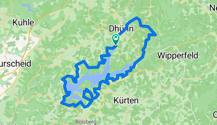 Rund um die Dhünntalsperrre