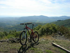 Hebe Bild 2 entlang der Bikemap-Route "Col de la croix Rosier 21/09/2013" hervor