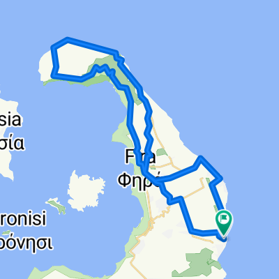 Santorini northern part