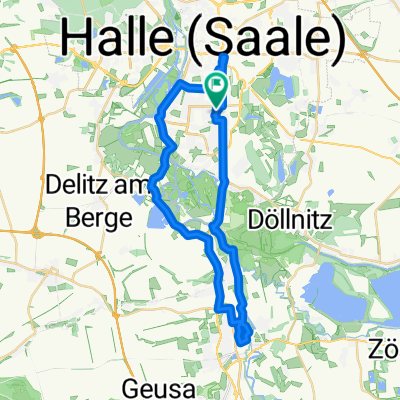 Saaleradweg Süd bis Merseburger Schloss