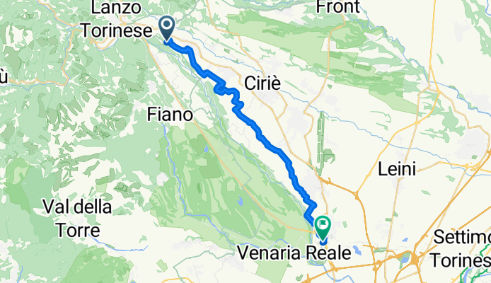 Balangero-Borgaro, lungo ciclostrada