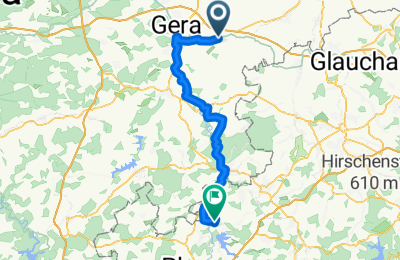 Route in der Bikemap App öffnen