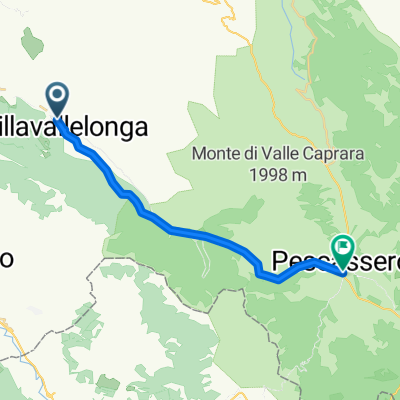 villavallelonga pescasseroli off road