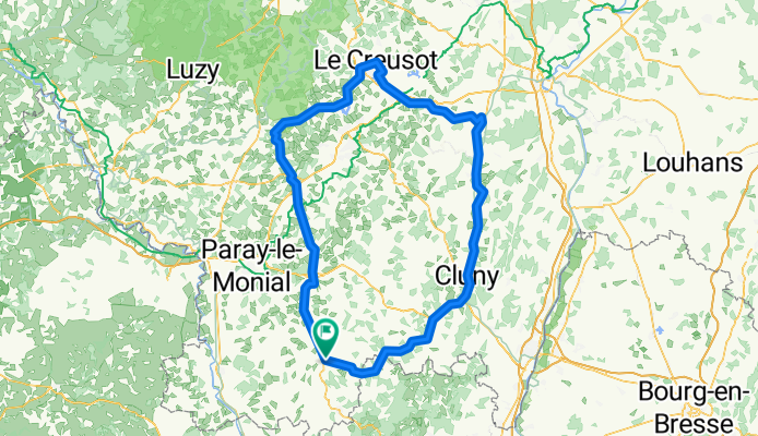 Circuit Camping car en saone et loire