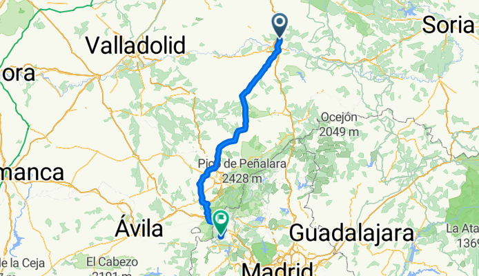 Day 09: London to Morocco - Aranda de Duero to Guadarrama