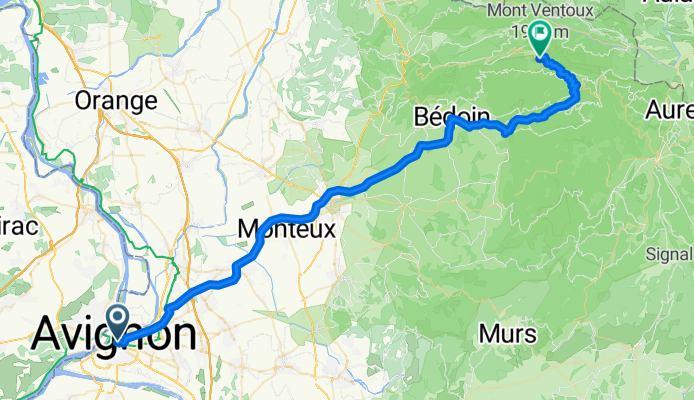 To Mont Ventoux