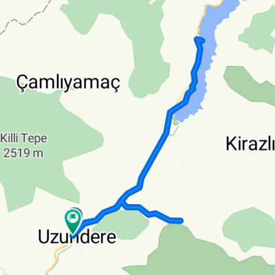 Uzundere - Sapaca - Tortum Lake (retour)