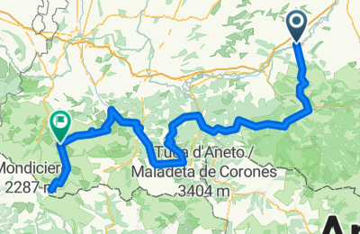 Route in der Bikemap App öffnen