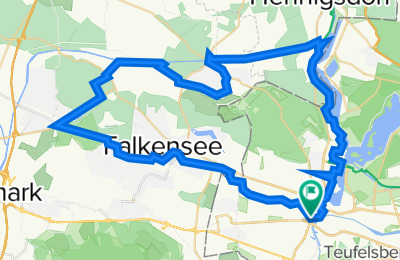 Route in der Bikemap App öffnen