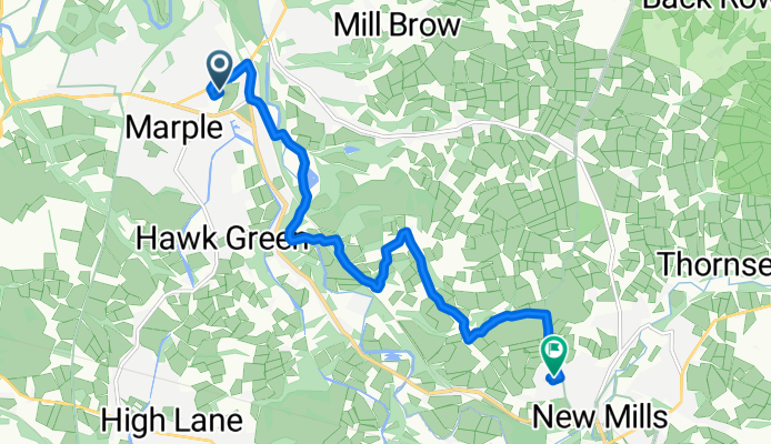 Work To Home Via Roman Lakes