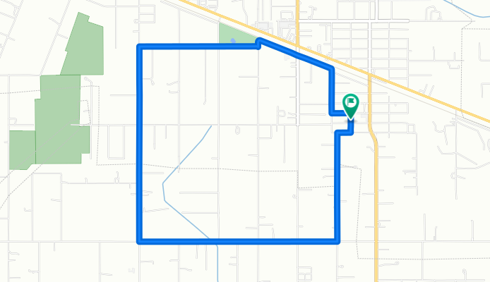 5 mile loop around the house