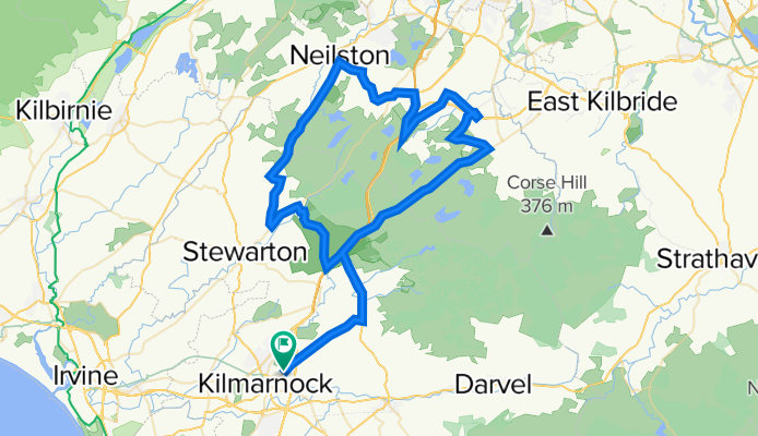 Braveheart Cycle 44 Mile Route 2013