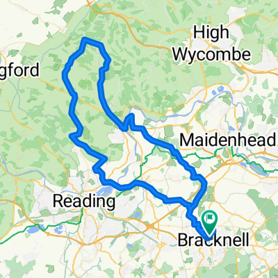 3 Counties Cycle Route (80 km)