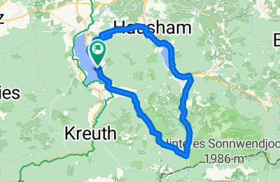 Route in der Bikemap App öffnen