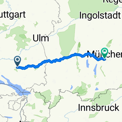 Nach München Nordroute