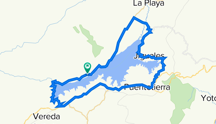 vuelta al lago calima  