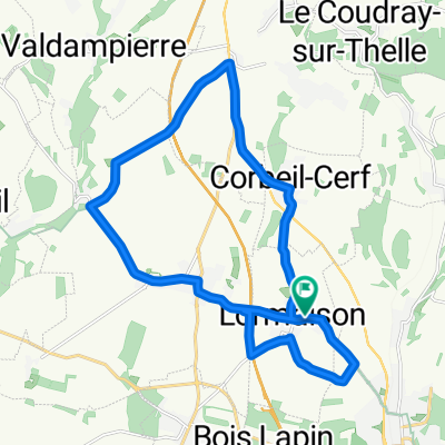 Ballade VTT Mi Chemin Mi Route