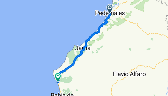 RUTA PEDERNALES-CANOA DE EMBICIADOS DEL ZURICH