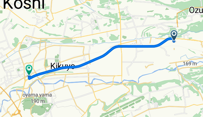 （11.0km）②/②（軽い下り11km）大津町から光の森