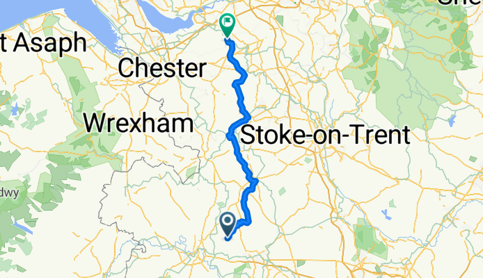 Lejog Day 9: High Ercall to Acton Bridge