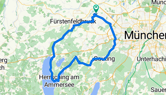 Olching - Gräfelfing - Ammersee CLONED FROM ROUTE 234552