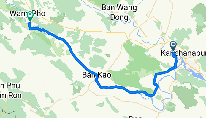 River Kwai Bridge to Pang Chang Sai Yok, Kanchanaburi