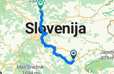 Route in der Bikemap App öffnen