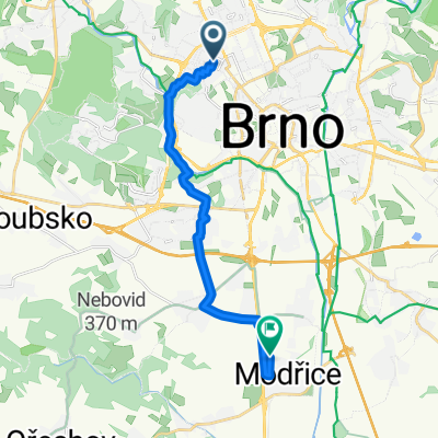 Běh Minská 26 - Modřice nádr.