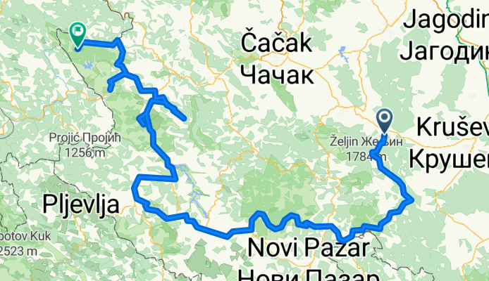Na kolech zeleným srdcem Srbska