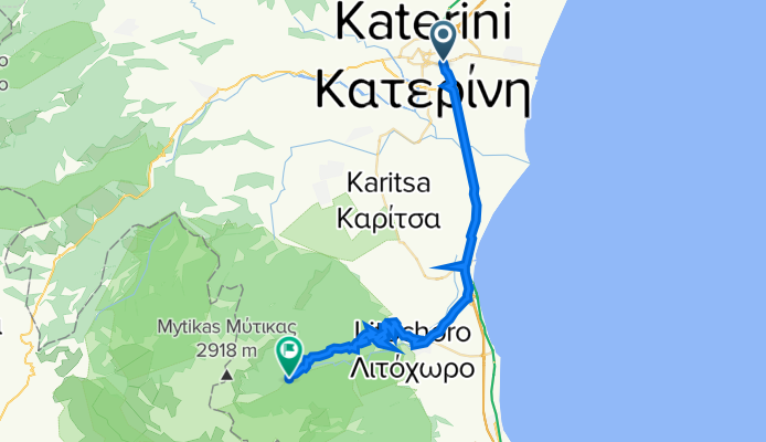 Road to Olympus Mountain