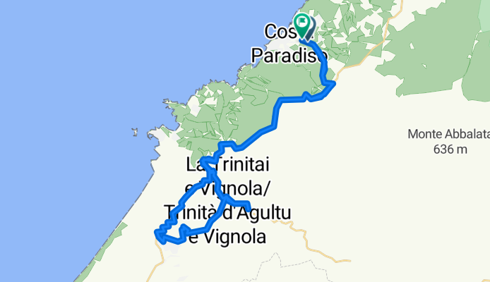 Costa Paradiso   -  Trinita d´Águltu e Vignola