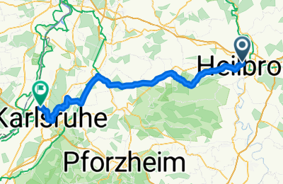 Route in der Bikemap App öffnen