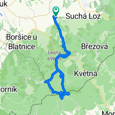 z Nivnic na Velkou Javorinu