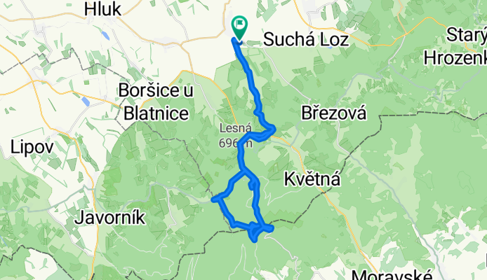 z Nivnic na Velkou Javorinu